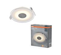 OSRAM Foco empotrable LED acrílico mate 6W 2700K blanco | LED Spot Acrylic, Spot lights and ceiling spots, Blanco, 120 mm dia, 25000 h, Paquete de 1
