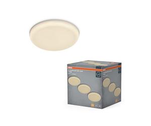 OSRAM Foco empotrable LED Essential Orientable 173mm 18W, downlight orientable blanco cálido 3000K, blanco acero IP20