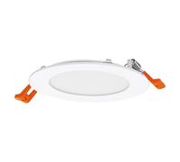 OSRAM Foco empotrable LED Essential Slim 120mm 8W Blanco, juego de 3 downlights 550lm blanco frío 4000K, foco de techo IP20