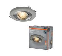 OSRAM Foco LED para hormigón GU10 brillante de 4,5 W en níquel satinado