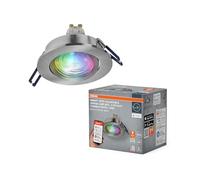 OSRAM Foco LED Smart Matter GU10 RGBW níquel satinado