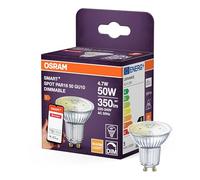 OSRAM SMART LED Spot PAR16 Reflektor GU10, 4.7W ZigBee 3.0, dimmbar 2700K warmweiß, App Steuerung, Alexa, Smart Home