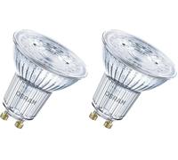 OSRAM Foco LED SMART+ PAR16, reflector GU10, Tunable White, regulable, Matter over WiFi, controlable mediante aplicación, Alexa, Google y Apple (Paquete de 2)