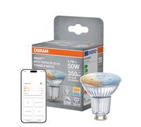 OSRAM Foco LED SMART+ PAR16, reflector GU10, Tunable White, regulable, Matter over WiFi, controlable mediante aplicación, Alexa, Google y Apple