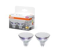OSRAM Foco LED Star MR16 5,3 W 827, blanco cálido 2700 K, GU5.3, 120°, 630 lm, diseño de cristal, IP20