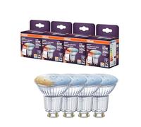 OSRAM Foco reflector LED SMART PAR16 GU10, 4,7 W, ZigBee 3.0, blanco ajustable 2700-6500 K, regulable, control mediante aplicación, Alexa,4-Pack