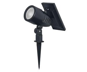 Osram - Foco solar exterior Bluetooth SMART+, con blanco ajustable (3000 K-6500 K) + luz de color, se puede utilizar sin alimentación, hasta ocho horas de autonomía, protección IP44, negro