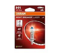 OSRAM H1 12V 55W P14.5s NIGHT BREAKER® LASER Hasta +150% 3400 K Modelo 2024
