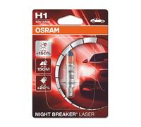 Osram H1 Halógeno Night Breaker Laser +150% 12V 55W P14.5S Coche Motocicleta BMW