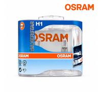 Osram H1 Silverstar Halógena 12V 55W +50% Faro Bombilla 2 Piezas
