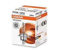 OSRAM H19 Lámpara Faro de Carretera 60/55W 3200K Luz Alta Halógena 64181L
