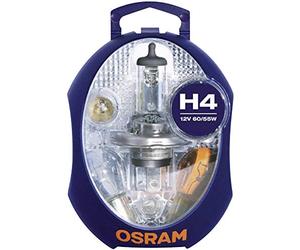 OSRAM H4 Estuche ORIGINAL faros halógenas, automóvil de 12 V, CLKM, kit de lámpara de repuesto completo (1 unidad) Other (CLKM)