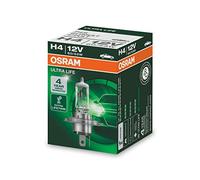 OSRAM ULTRA LIFE H4, lámpara para faros halógena, 64193ULT, automóvil de 12 V, estuche (1 unidad)
