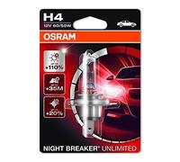 OSRAM H4 Lámpara Faro de Carretera 60/55W Luz Alta Halógena 64193NBU-01B