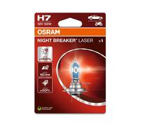 OSRAM H7 HALÓGENA 12V 55W PX26D NIGHT BREAKER® LASER Hasta +150% Bombilla