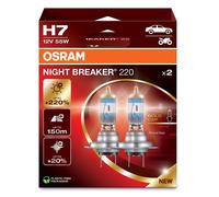 OSRAM H7 NightBreaker 220 % Paquete De 2 12V