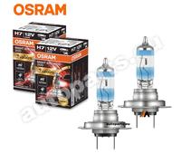 Osram H7 Set 2 Piezas Lámparas Halógeno Noche Breaker +200% En Luz Hecho Germany
