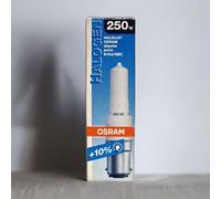 OSRAM Halolux Ceram Lámpara Halógena B15d 250W Mate 64479Kl Raro Nuevo & Ovp