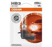 OSRAM HB3 Lámpara Faro de Carretera 60W 3200K Luz Alta Halógena 9005-01B