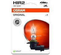 OSRAM ORIGINAL LINE, HIR2, bombilla halógena para faros de vehículos, Blíster individual (1 lámpara)