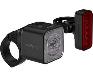 OSRAM Juego de Luces LEDsBIKE Compact 50 con Aprobación StVZO rojo/negro