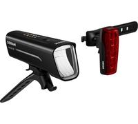 OSRAM Juego de Luces LEDsBIKE Race 80 con Aprobación StVZO rojo/negro