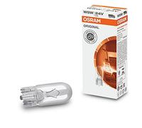Osram Lámpara Auxiliar Spain 2845 Lámpara Original 2845 W2, 1x9, 5d 24V 5W W5W