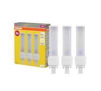OSRAM Lámpara Compacta DULUX D13 LED 6W G24D-1 3000K | DULUX LED D13 EM & AC MAINS, LED Lamps, blanco, 35 mm dia, 30000 h, Paquete de 3
