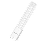 OSRAM Lámpara compacta DULUX L18 LED, 8W, 900lm, 3000K blanco cálido, base 2G11, 230V CA/EVG, CRI 80, diámetro de 44mm
