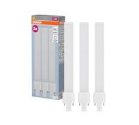 OSRAM Lámpara Compacta DULUX S11 LED 6W G23 4000K | DULUX LED S11 EM & AC MAINS, LED Lamps, blanco, 32.3 mm dia, 30000 h, Paquete de 3