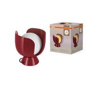 OSRAM Lámpara de mesa Corolle E14 metal vidrio retro rojo Lámpara de mesa Decor Corolle E14, metal y vidrio, cable textil, bombillas reemplazables, estilo retro, rojo