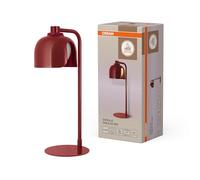 OSRAM Lámpara de mesa DECOR Corolle G9 Roja Metal Vidrio | Decor Corolle, Indoor Wall Lighting, Rojo, , Paquete de 1