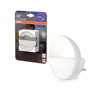 OSRAM Lámpara de noche con enchufe, regulador táctil, sensor crepuscular y cambio automático día-noche, blanco neutro 4000K, para pasillo y habitación infantil