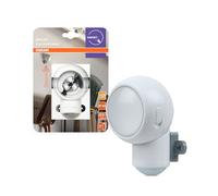 OSRAM Lámpara de noche LED con detector de movimiento, funciona con pilas, luz blanca cálida de 3000 K, protección IP43, incluye pilas y soporte magnético