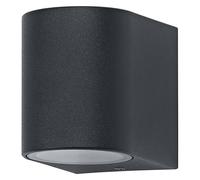 OSRAM Lámpara de Pared ENDURA CLASSIC Tube Down, forma de tubo minimalista, Versión GU10, IP54, nylon de fibra de carbono Antracita