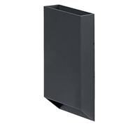 OSRAM Lámpara de pared exterior Gris oscuro, IP54, blanco cálido, 3000 K