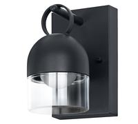 OSRAM Lámpara de pared exterior Gris oscuro, IP65, blanco cálido, 3000 K