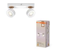 Osram Lámpara De Techo LED Decor Spot Pluto Blanca 30cm 2x4,8W Regulable