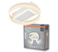 OSRAM Lámpara de techo/ventilador con forma de anillo de 55 W CCT blanco