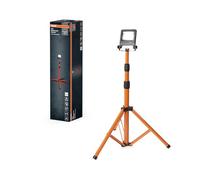 OSRAM Lámpara de trabajo LED Trípode 1x20W 840, blanco frío 4000K, 1700 lm, IP65, altura ajustable 1,8 m, 360°