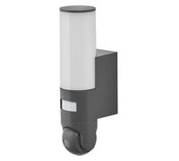 OSRAM Lámpara exterior SMART+ WiFi con cámara controlable | SMART+ Wifi Wall Camera, Outdoor Lighting Accesories, Dark gray, 25000 h, Paquete de 1