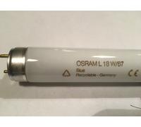 Osram Lámpara Fluorescente L 18/67 Azul T8 60cm Lámpara Tubo Fluorescente