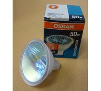 OSRAM Lámpara Halógena Decostar 51 Fresco Azul 12V 50W Inundación 36º GU5, 3