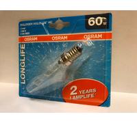OSRAM Lámpara Halógena Halolux HC Pirámide E14 60W 64862HC Clara