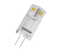 OSRAM Lámpara LED BASE, lámpara PIN con enchufe G4, 0,90 W, repuesto para bombilla convencional de 10 W, blanco cálido (2700 K), paquete de 3