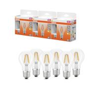 OSRAM Lámpara LED Bombilla estrella forma A 40 filamento 3,4 W transparente E27
