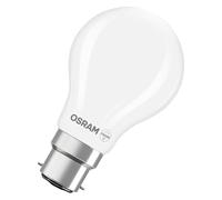 OSRAM Lámpara LED forma de estrella, filamento A60, 4000 K blanco neutro, 5,9 W, B22d, mate, 806 lm, 15.000 h, para lámparas de techo y de pie, oficina