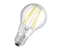 OSRAM Lámpara LED de ahorro de energía, bombilla de filamento de vidrio, E27, blanco cálido (3000K), 2,5 vatios, sustituye a la bombilla de 40W, altamente eficiente y de ahorro de energía,paquete de 1