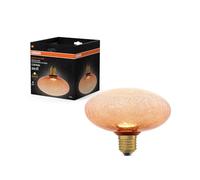 OSRAM Lámpara LED de cristal DECOR FLAT Crackle Flat Orange E27