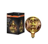 OSRAM Lámpara LED de cristal DECOR FLAT eléctrica retro rosa medio E27